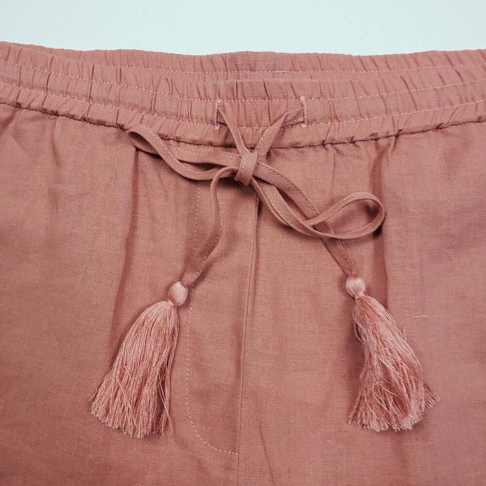 Andie Swim The Graciosa Short Women's Medium Sunset Linen Blend Beach Lounge NWT - Picture 12 of 16